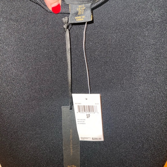 House of Harlow 1960 Black Beaded Strap Tank Top - Picture 5 of 6